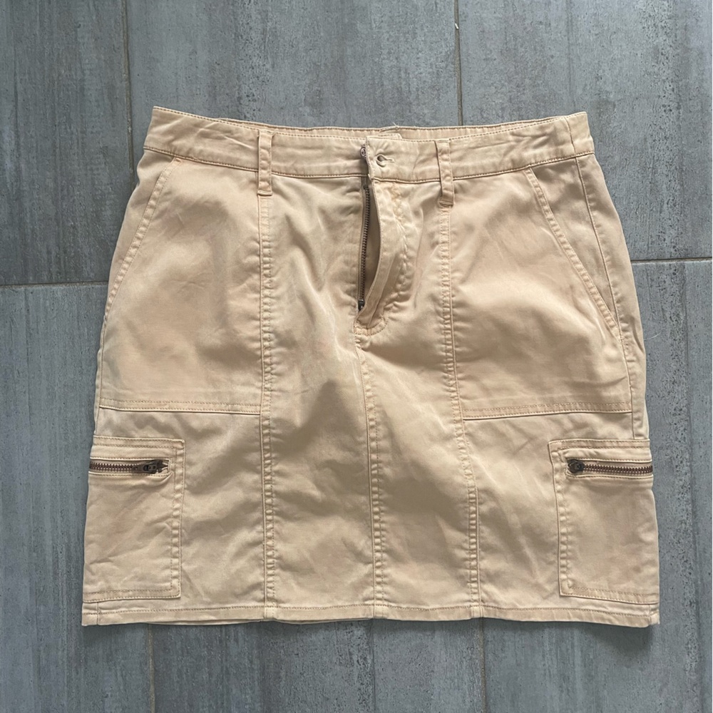 Soft Surroundings Khaki Utility Skort